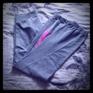 Girls' Grey Lip Gloss Peace Sweats